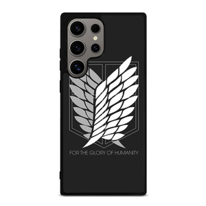 WINGS OF FREEDOM ATTACK ON TITANS HUMANITY SYMBOL Samsung Galaxy S24 Ultra Case Cover WINGS OF FREEDOM ATTACK ON TITANS HUMANITY SYMBOL Samsung Galaxy S24 Ultra Case Cover