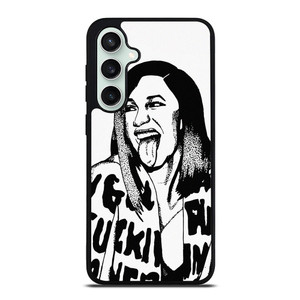 CARDI B CARTOON ILLUSTRATION Samsung Galaxy S23 FE Case Cover CARDI B CARTOON ILLUSTRATION Samsung Galaxy S23 FE Case Cover
