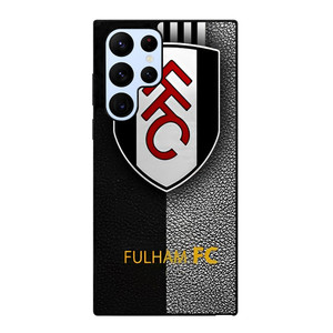 FULHAM FC LEATHER LOGO Samsung Galaxy S22 Ultra Case Cover FULHAM FC LEATHER LOGO Samsung Galaxy S22 Ultra Case Cover