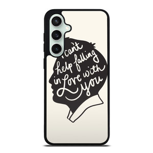 ELVIS PRESLEY SILHOUETTE QUOTES Samsung Galaxy S23 FE Case Cover ELVIS PRESLEY SILHOUETTE QUOTES Samsung Galaxy S23 FE Case Cover