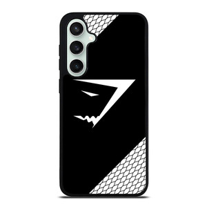 GYMSHARK WHITE CARBON LOGO Samsung Galaxy S23 FE Case Cover GYMSHARK WHITE CARBON LOGO Samsung Galaxy S23 FE Case Cover