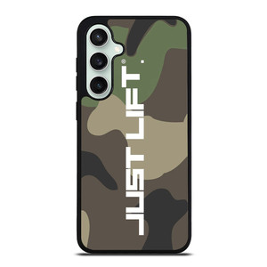 JUST LIFT FITNESS CAMO LOGO Samsung Galaxy S23 FE Case Cover JUST LIFT FITNESS CAMO LOGO Samsung Galaxy S23 FE Case Cover