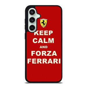 KEEP CALM AND FORZA FERRARI  Samsung Galaxy S23 FE Case Cover