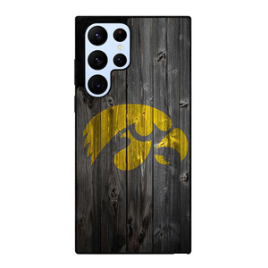 IOWA HAWKEYES WOOD LOGO Samsung Galaxy S22 Ultra Case Cover IOWA HAWKEYES WOOD LOGO Samsung Galaxy S22 Ultra Case Cover