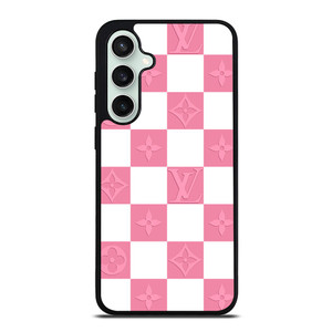 LV LOUIS VUITTON CHECKERED PINK Samsung Galaxy S23 FE Case Cover