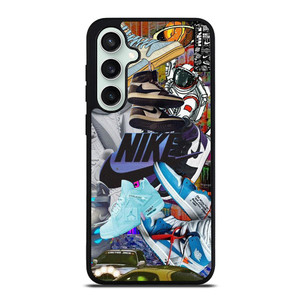 NIKE AIR JORDAN SNEAKERS COLLAGE Samsung Galaxy S23 FE Case Cover NIKE AIR JORDAN SNEAKERS COLLAGE Samsung Galaxy S23 FE Case Cover