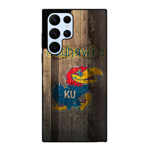 KANSAS JAYHAWKS WOOD LOGO Samsung Galaxy S22 Ultra Case Cover KANSAS JAYHAWKS WOOD LOGO Samsung Galaxy S22 Ultra Case Cover
