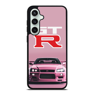 NISSAN GTR R34 PINK Samsung Galaxy S23 FE Case Cover NISSAN GTR R34 PINK Samsung Galaxy S23 FE Case Cover