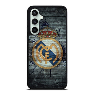 REAL MADRID FOOTBALL WOOD LOGO Samsung Galaxy S23 FE Case Cover REAL MADRID FOOTBALL WOOD LOGO Samsung Galaxy S23 FE Case Cover
