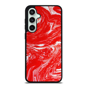 RED LIQUID TEXTURE Samsung Galaxy S23 FE Case Cover