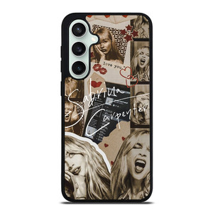SABRINA CARPENTER BROWN COLLAGE Samsung Galaxy S23 FE Case Cover SABRINA CARPENTER BROWN COLLAGE Samsung Galaxy S23 FE Case Cover