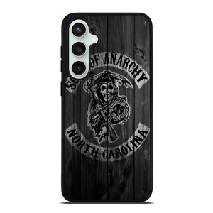 SONS OF ANARCHY NORTH CAROLINA WOOD LOGO Samsung Galaxy S23 FE Case Cover