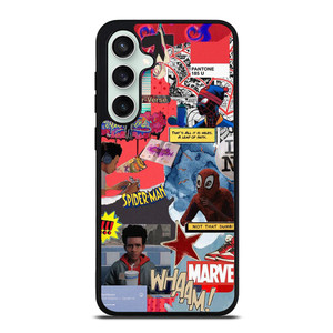 SPIDERMAN MILES MORALES COLLAGE 2 Samsung Galaxy S23 FE Case Cover SPIDERMAN MILES MORALES COLLAGE 2 Samsung Galaxy S23 FE Case Cover
