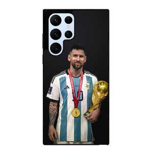 LIONEL MESSI WORLD CUP CHAMPIONS  Samsung Galaxy S22 Ultra Case Cover LIONEL MESSI WORLD CUP CHAMPIONS  Samsung Galaxy S22 Ultra Case Cover