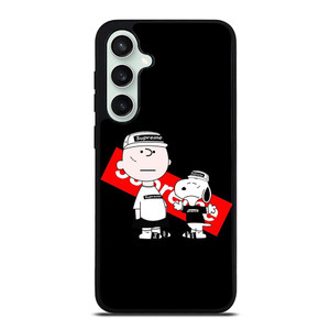 SUPREME SNOOPY AND CHARLIE BROWN Samsung Galaxy S23 FE Case Cover
