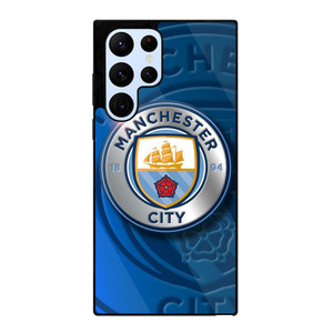 MANCHESTER CITY METAL LOGO  Samsung Galaxy S22 Ultra Case Cover