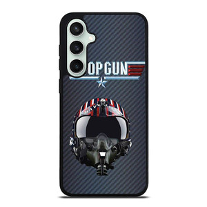 TOP GUN MAVERICK HELMET CARBON Samsung Galaxy S23 FE Case Cover