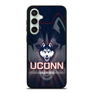 UCONN HUSKIES BASKETBALL METAL LOGO Samsung Galaxy S23 FE Case Cover