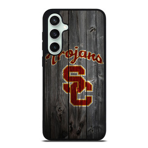 USC TROJANS WOOD LOGO Samsung Galaxy S23 FE Case Cover