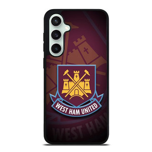 WEST HAM UNITED FC LOGO Samsung Galaxy S23 FE Case Cover WEST HAM UNITED FC LOGO Samsung Galaxy S23 FE Case Cover
