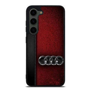 AUDI LOGO LEATHER Samsung Galaxy S23 Plus Case Cover AUDI LOGO LEATHER Samsung Galaxy S23 Plus Case Cover