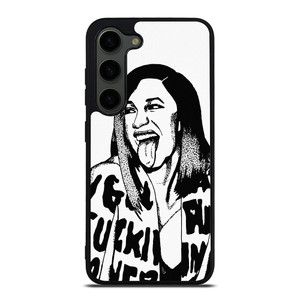 CARDI B CARTOON ILLUSTRATION Samsung Galaxy S23 Plus Case Cover CARDI B CARTOON ILLUSTRATION Samsung Galaxy S23 Plus Case Cover