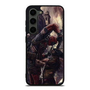 DEADPOOL VS WOLVERINE FIGHTING Samsung Galaxy S23 Plus Case Cover