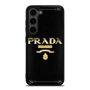PRADA MILANO GOLD Samsung Galaxy S23 Plus Case Cover PRADA MILANO GOLD Samsung Galaxy S23 Plus Case Cover