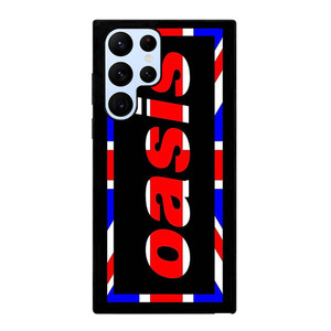 OASIS UNION JACK LOGO  Samsung Galaxy S22 Ultra Case Cover OASIS UNION JACK LOGO  Samsung Galaxy S22 Ultra Case Cover