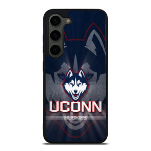 UCONN HUSKIES BASKETBALL METAL LOGO Samsung Galaxy S23 Plus Case Cover UCONN HUSKIES BASKETBALL METAL LOGO Samsung Galaxy S23 Plus Case Cover