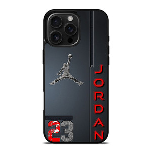AIR JORDAN 23 METAL EMBLEM iPhone 16 Pro Max Case Cover