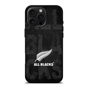 ALL BLACKS NEW ZEALAND TEAM LOGO iPhone 16 Pro Max Case Cover