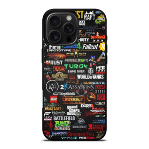 ALL GAMES LOGO CROSSOVER iPhone 16 Pro Max Case Cover