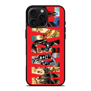 ALL MARVEL SUPERHERO LOGO iPhone 16 Pro Max Case Cover ALL MARVEL SUPERHERO LOGO iPhone 16 Pro Max Case Cover