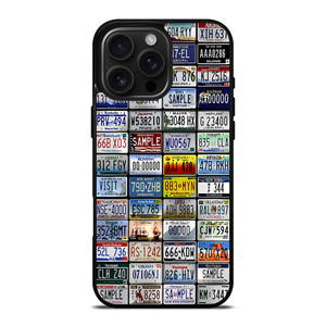 ALL STATES LICENSE PLATE COLLAGE iPhone 16 Pro Max Case Cover ALL STATES LICENSE PLATE COLLAGE iPhone 16 Pro Max Case Cover
