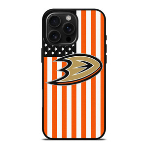 ANAHEIM DUCKS USA FLAG iPhone 16 Pro Max Case Cover