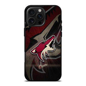 ARIZONA COYOTES METAL LOGO iPhone 16 Pro Max Case Cover ARIZONA COYOTES METAL LOGO iPhone 16 Pro Max Case Cover