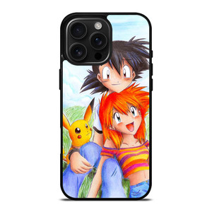 ASH MISTY PIKACHU POKEMON iPhone 16 Pro Max Case Cover
