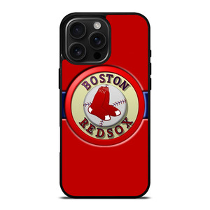 BOSTON RED SOX RED EMBLEM iPhone 16 Pro Max Case Cover