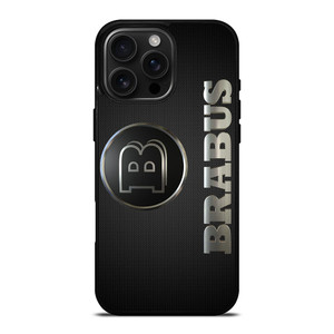 BRABUS CARBON EMBLEM iPhone 16 Pro Max Case Cover