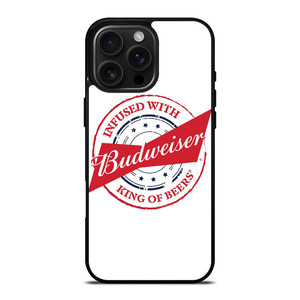 BUDWEISER KING OF BEERS BADGE iPhone 16 Pro Max Case Cover