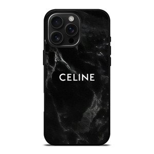 CELINE BLACK LOGO iPhone 16 Pro Max Case Cover CELINE BLACK LOGO iPhone 16 Pro Max Case Cover
