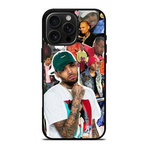 CHRIS BROWN SINGER COLLAGE iPhone 16 Pro Max Case Cover