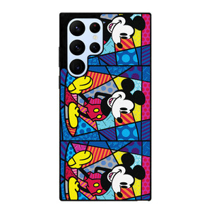 ROMERO BRITTO MICKEY MOUSE COLLAGE  Samsung Galaxy S22 Ultra Case Cover
