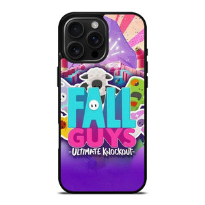 FALL GUYS ULTIMATE KNOCKOUT GAMES LOGO iPhone 16 Pro Max Case Cover FALL GUYS ULTIMATE KNOCKOUT GAMES LOGO iPhone 16 Pro Max Case Cover