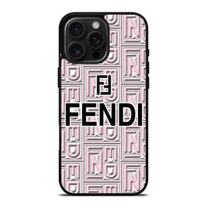 FENDI ROMA PINK PATTERN iPhone 16 Pro Max Case Cover