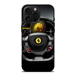 FERRARI BELLISSIMA STEERING WHEEL iPhone 16 Pro Max Case Cover