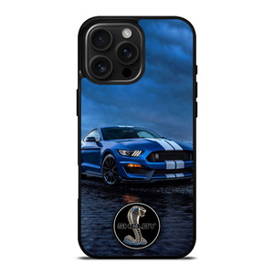 FORD MUSTANG SHELBY BLUE iPhone 16 Pro Max Case Cover FORD MUSTANG SHELBY BLUE iPhone 16 Pro Max Case Cover