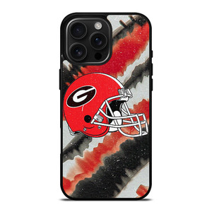 GEORGIA BULLDOGS PSYCHEDELIC HELMET iPhone 16 Pro Max Case Cover