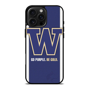 GO PURPLE WASHINGTON HUSKIES FOOTBALL iPhone 16 Pro Max Case Cover GO PURPLE WASHINGTON HUSKIES FOOTBALL iPhone 16 Pro Max Case Cover